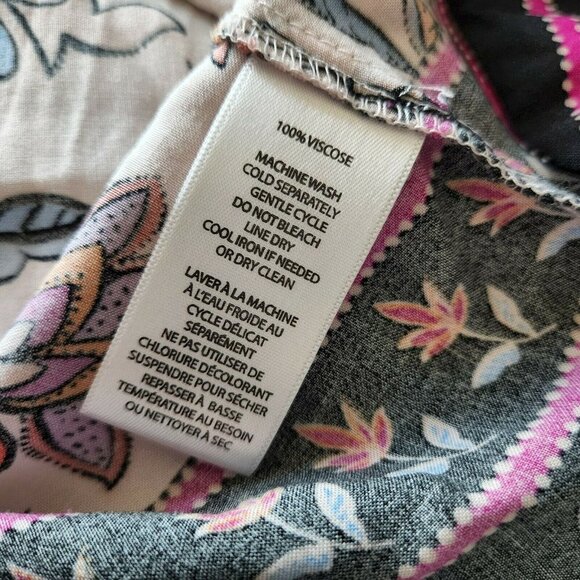 Beach Lunch Lounge Womens Spring Floral Vacay Dress‎ sz Large - Picture 5 of 10